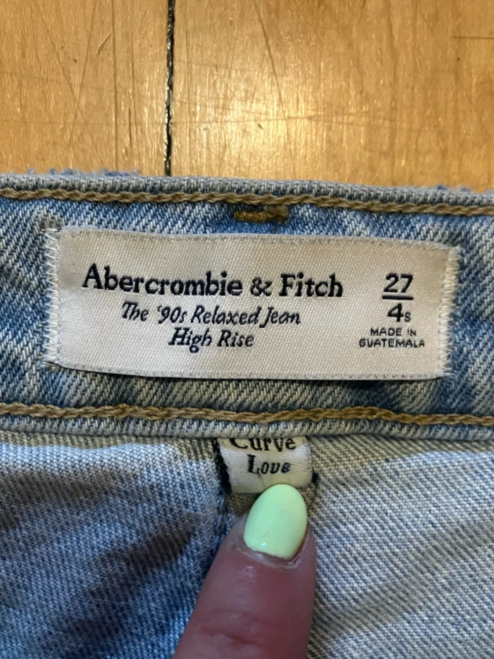 Abercrombie & Fitch 90s Relaxed Jean High Rise Curve Love - Picture 4 of 14